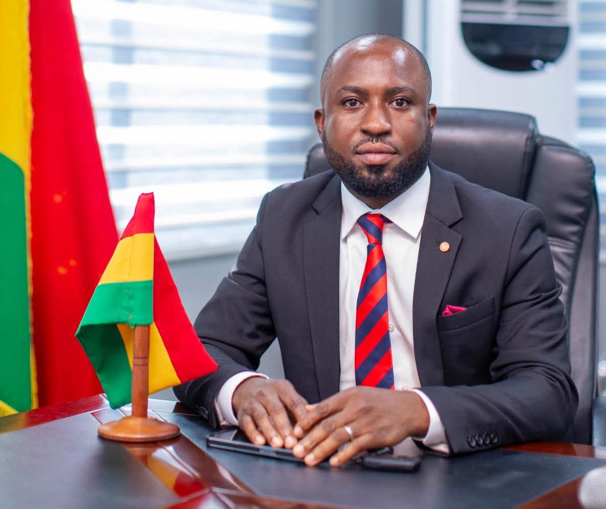 Obeng Agyenim Boateng, Founder, wearing traditional Ghanaian attire